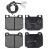 Kit de plaquettes de frein, frein à disque 36171 ABS, Vignette 4