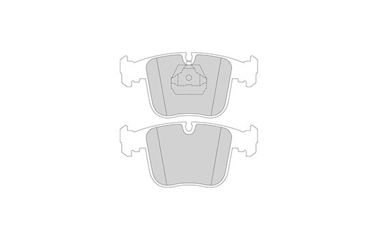 Kit de plaquettes de frein, frein à disque 36174 ABS, Image 3