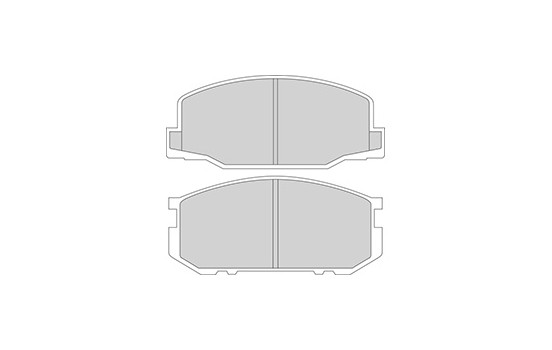 Kit de plaquettes de frein, frein à disque 36175 ABS, Image 3