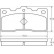 Kit de plaquettes de frein, frein à disque 36184 ABS, Vignette 3