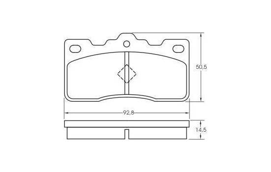 Kit de plaquettes de frein, frein à disque 36184 ABS, Image 3