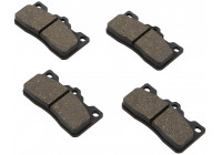 Kit de plaquettes de frein, frein à disque 36184 ABS