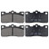 Kit de plaquettes de frein, frein à disque 36184 ABS, Vignette 4