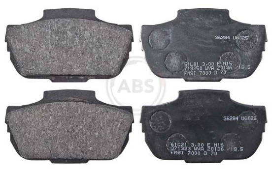 Kit de plaquettes de frein, frein à disque 36284 ABS, Image 4