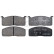 Kit de plaquettes de frein, frein à disque 36368 ABS, Vignette 3