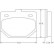 Kit de plaquettes de frein, frein à disque 36371 ABS, Vignette 3