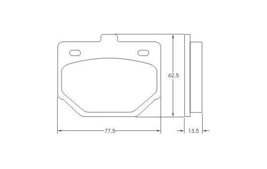 Kit de plaquettes de frein, frein à disque 36371 ABS, Image 3