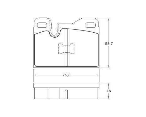 Kit de plaquettes de frein, frein à disque 36398 ABS, Image 3