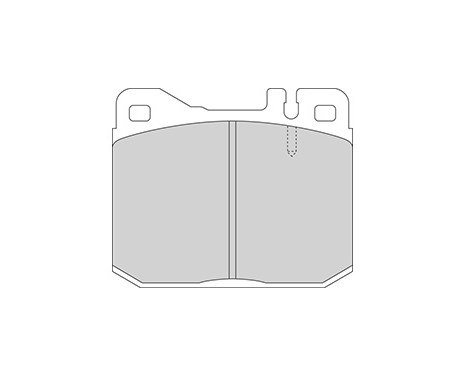 Kit de plaquettes de frein, frein à disque 36418 ABS, Image 3