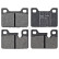 Kit de plaquettes de frein, frein à disque 36421 ABS, Vignette 4