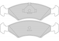 Kit de plaquettes de frein, frein à disque 36446 ABS