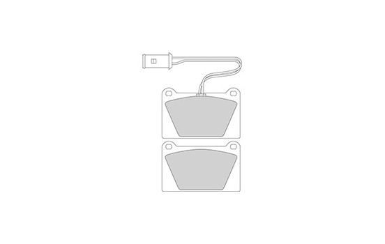 Kit de plaquettes de frein, frein à disque 36449 ABS, Image 2