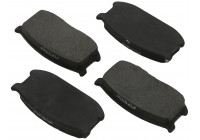 Kit de plaquettes de frein, frein à disque 36453 ABS