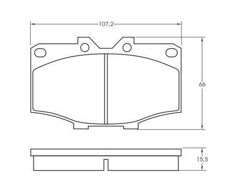 Kit de plaquettes de frein, frein à disque 36462 ABS, Image 3