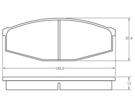 Kit de plaquettes de frein, frein à disque 36473 ABS, Image 3