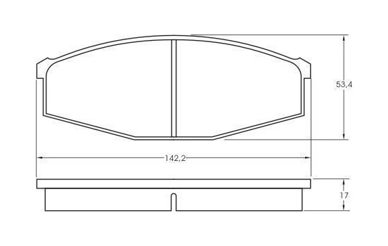 Kit de plaquettes de frein, frein à disque 36473 ABS, Image 3
