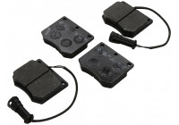 Kit de plaquettes de frein, frein à disque 36486 ABS