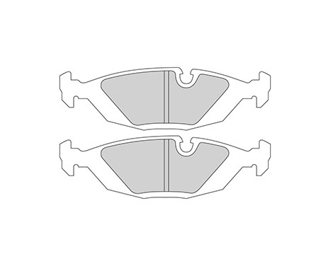 Kit de plaquettes de frein, frein à disque 36489 ABS, Image 3