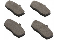 Kit de plaquettes de frein, frein à disque 36504 ABS