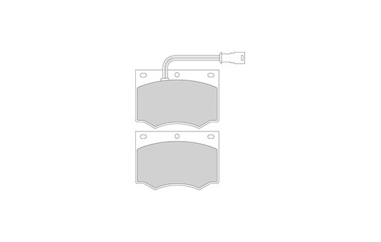 Kit de plaquettes de frein, frein à disque 36506 ABS, Image 3