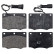 Kit de plaquettes de frein, frein à disque 36506 ABS, Vignette 4