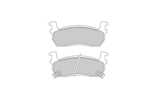 Kit de plaquettes de frein, frein à disque 36510 ABS, Image 3