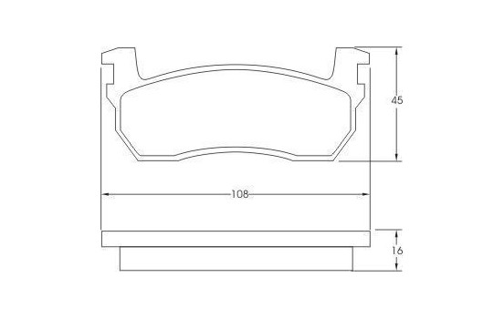 Kit de plaquettes de frein, frein à disque 36510 ABS, Image 2