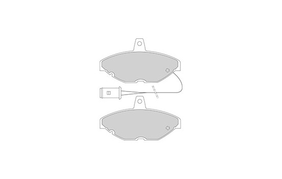 Kit de plaquettes de frein, frein à disque 36513 ABS, Image 3