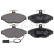 Kit de plaquettes de frein, frein à disque 36513 ABS, Vignette 4