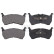 Kit de plaquettes de frein, frein à disque 36531 ABS, Vignette 4