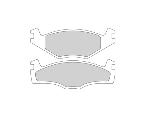 Kit de plaquettes de frein, frein à disque 36536 ABS, Image 3