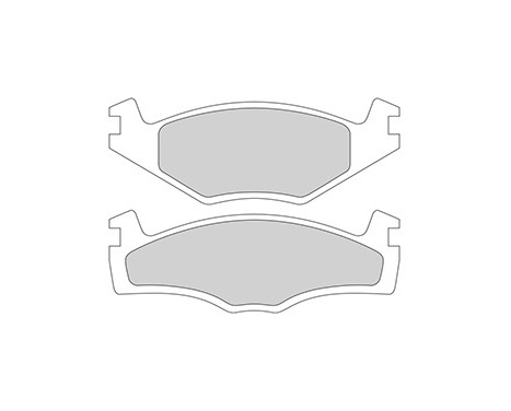 Kit de plaquettes de frein, frein à disque 36540 ABS, Image 3