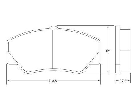 Kit de plaquettes de frein, frein à disque 36578 ABS, Image 3