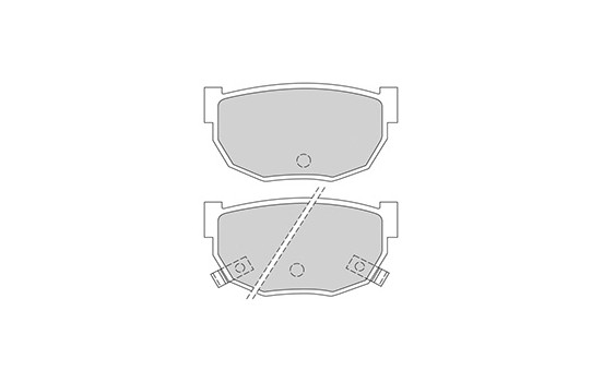 Kit de plaquettes de frein, frein à disque 36586 ABS, Image 2