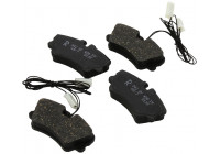 Kit de plaquettes de frein, frein à disque 36592 ABS