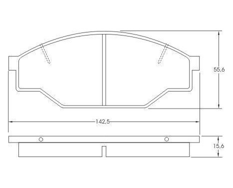 Kit de plaquettes de frein, frein à disque 36603 ABS, Image 2