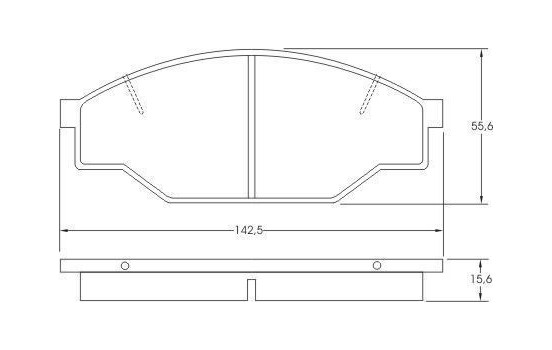 Kit de plaquettes de frein, frein à disque 36603 ABS, Image 2