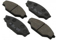 Kit de plaquettes de frein, frein à disque 36603 ABS