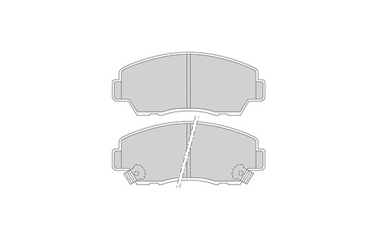 Kit de plaquettes de frein, frein à disque 36606 ABS, Image 2