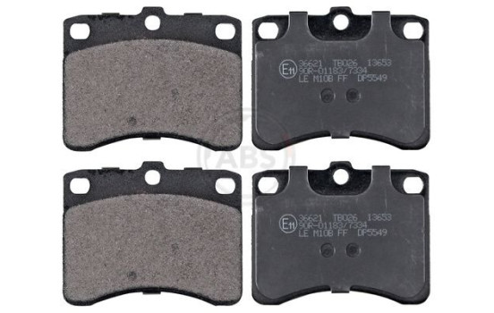 Kit de plaquettes de frein, frein à disque 36621 ABS, Image 4