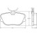 Kit de plaquettes de frein, frein à disque 36622 ABS, Vignette 3