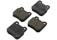 Kit de plaquettes de frein, frein à disque 36624 ABS