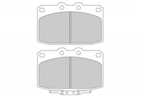 Kit de plaquettes de frein, frein à disque 36625 ABS