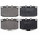 Kit de plaquettes de frein, frein à disque 36625 ABS, Vignette 3