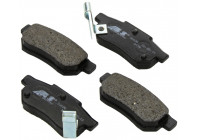 Kit de plaquettes de frein, frein à disque 36636 ABS