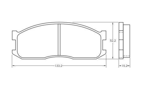 Kit de plaquettes de frein, frein à disque 36642 ABS, Image 2