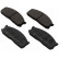 Kit de plaquettes de frein, frein à disque 36642 ABS