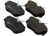 Kit de plaquettes de frein, frein à disque 36660 ABS