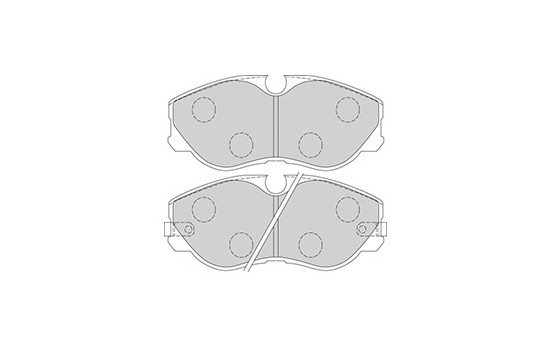 Kit de plaquettes de frein, frein à disque 36671 ABS, Image 2