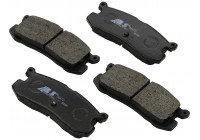 Kit de plaquettes de frein, frein à disque 36672 ABS